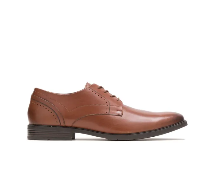 Hush Puppies Advice Pt Derby Cognac Leather Men Oxfords