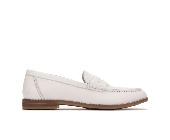 Hush Puppies Loafers Women Wren Loafer Perfect Fit Ivory Leather