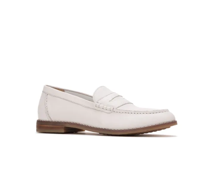 Hush Puppies Loafers Women Wren Loafer Perfect Fit Ivory Leather Hush Puppies Loafers Women Wren Loafer Perfect Fit Ivory Leather