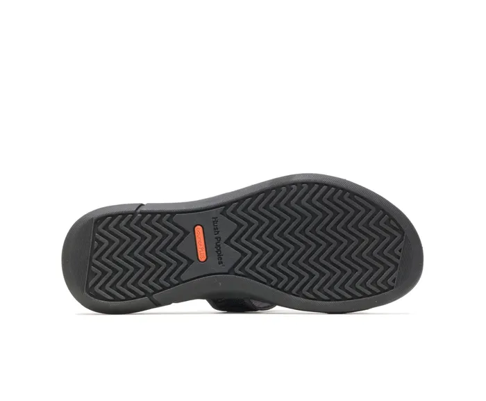 Hush Puppies Sandals Women Willa Knit Slide Black Knit