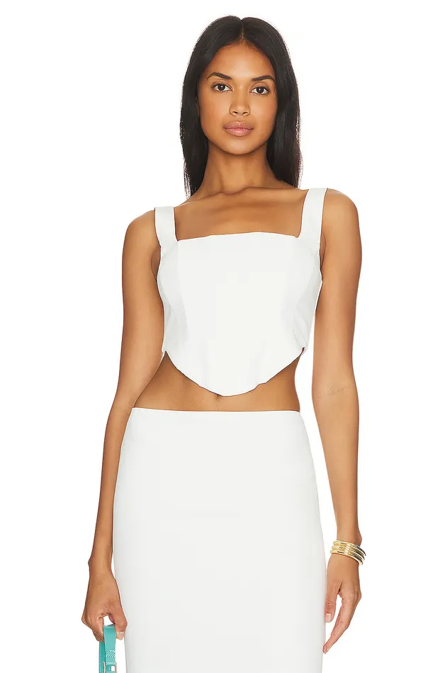 Imani Top Opal White Women Lovers and Friends Tops