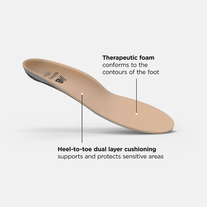 Insoles MenWomen New Balance Casual Therapeutic Black with Grey