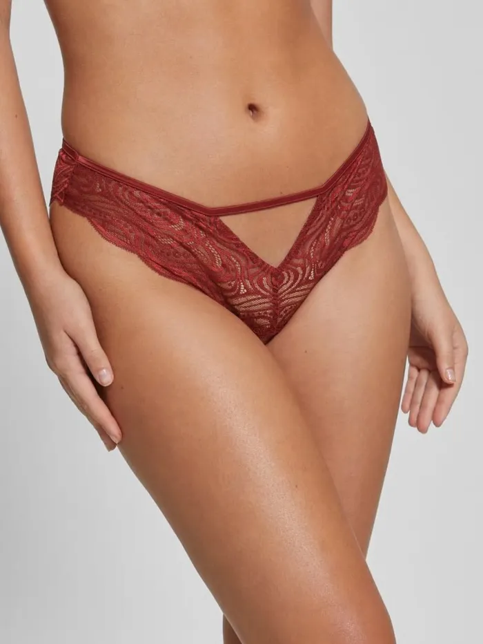 Intimates Elenora Lace Cutout Knickers Beet Juice Red GUESS Women Intimates Elenora Lace Cutout Knickers Beet Juice Red GUESS Women