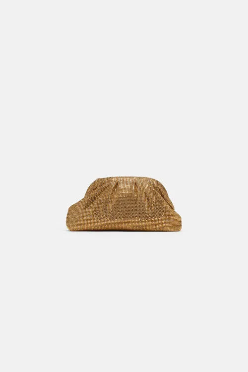 Invitata Invitata Gold Clutch and Pochette Luisa Spagnoli Women