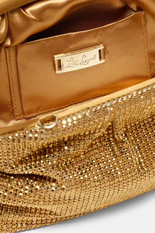 Invitata Invitata Gold Clutch and Pochette Luisa Spagnoli Women Invitata Invitata Gold Clutch and Pochette Luisa Spagnoli Women