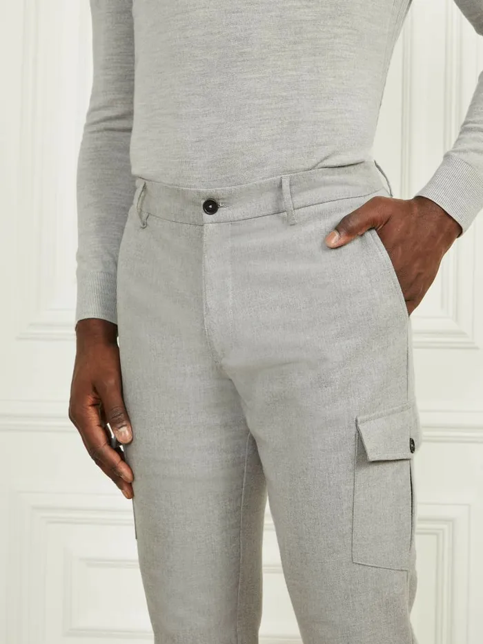Jack Cargo Pant Light Stone Heather Pants and Shorts GUESS Men Jack Cargo Pant Light Stone Heather Pants and Shorts GUESS Men