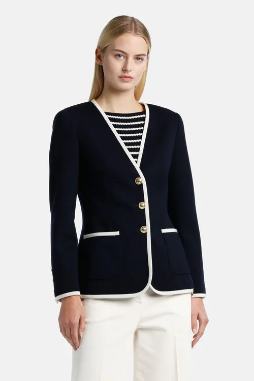 Jackets and Blazers Luisa Spagnoli Women Marengo Marengo Blue