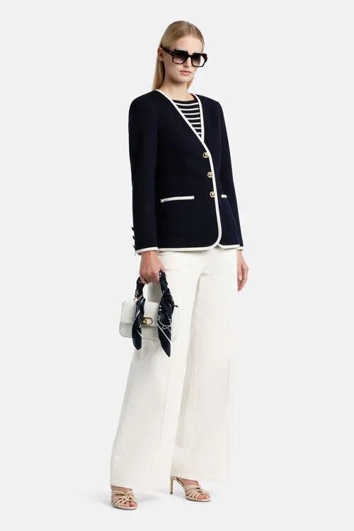 Jackets and Blazers Luisa Spagnoli Women Marengo Marengo Blue Jackets and Blazers Luisa Spagnoli Women Marengo Marengo Blue