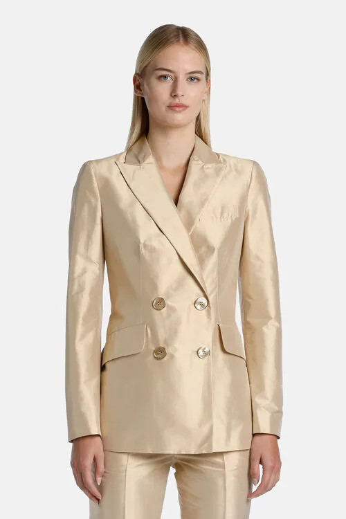 Jackets and Blazers Vallo Vallo Beige 8211 Luisa Spagnoli Women