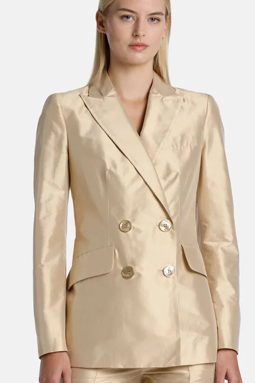 Jackets and Blazers Vallo Vallo Beige 8211 Luisa Spagnoli Women
