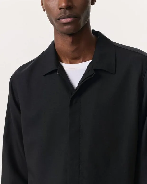 Jackets and Coats Hyde WoolBlend Ripstop Shirt Jacket Black 8211 rag and bone Men