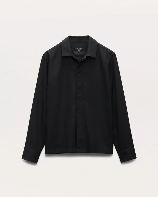 Jackets and Coats Hyde WoolBlend Ripstop Shirt Jacket Black 8211 rag and bone Men