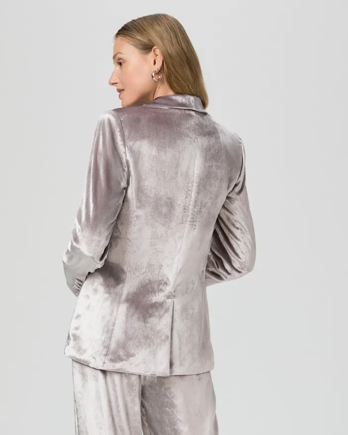 Jackets and Coats Kriselle Blazer 8211 Pewter Velvet 8211 PAIGE Women Jackets and Coats Kriselle Blazer 8211 Pewter Velvet 8211 PAIGE Women