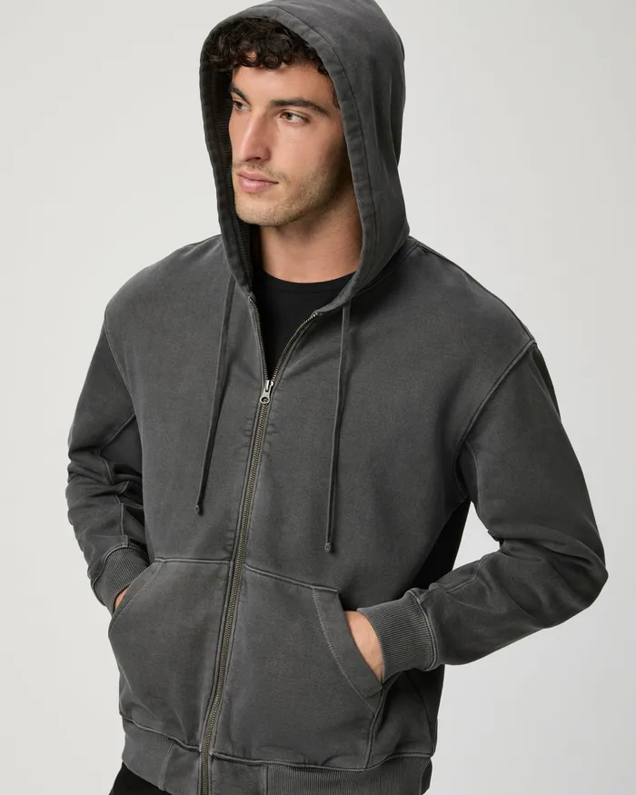 Jackets and Coats PAIGE Men Henrik Full Zip 8211 Vintage Volcanic Ash Jackets and Coats PAIGE Men Henrik Full Zip 8211 Vintage Volcanic Ash