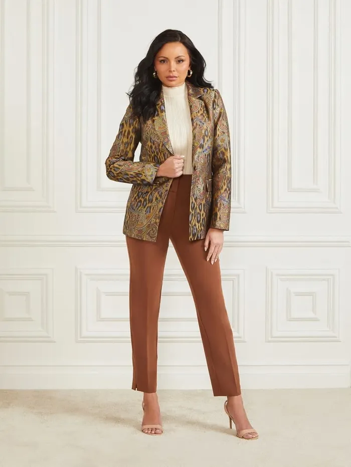 Jackets and Coats Phoenix Rising Jacquard Blazer Phoenix Rising Jacquard 8211 GUESS Women