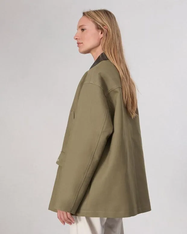 Jackets and Coats rag and bone Women Cassidy Cotton Jacket Army
