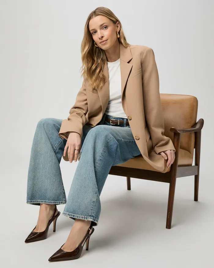Jackets and Coats Sarto Blazer 8211 Melange Camel 8211 PAIGE Women