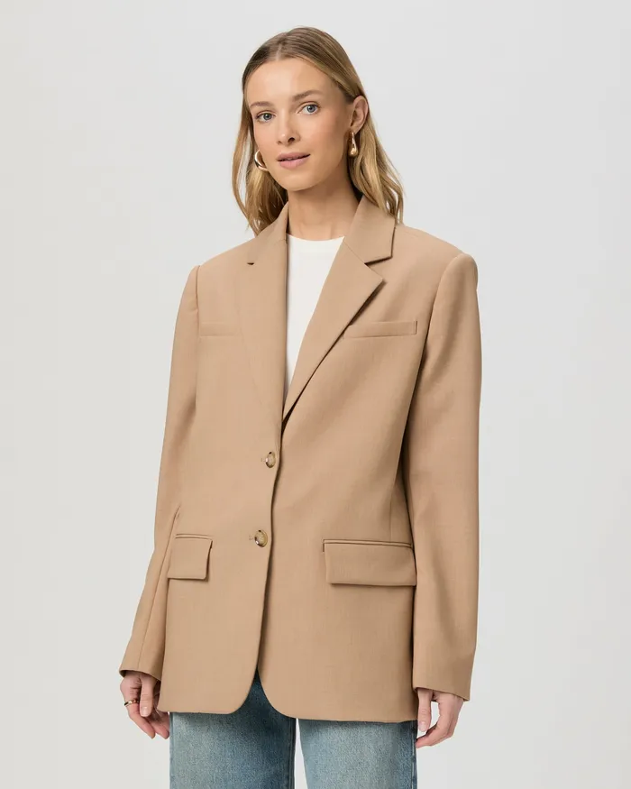 Jackets and Coats Sarto Blazer 8211 Melange Camel 8211 PAIGE Women