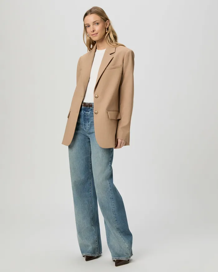 Jackets and Coats Sarto Blazer 8211 Melange Camel 8211 PAIGE Women