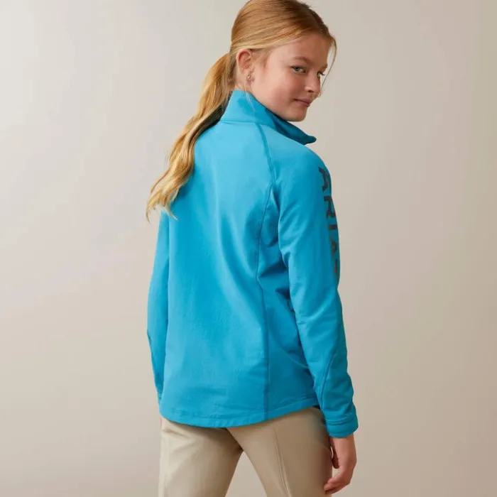 Jackets and Vests Kids Ariat Agile Softshell Waterproof Jacket Mosaic Blue