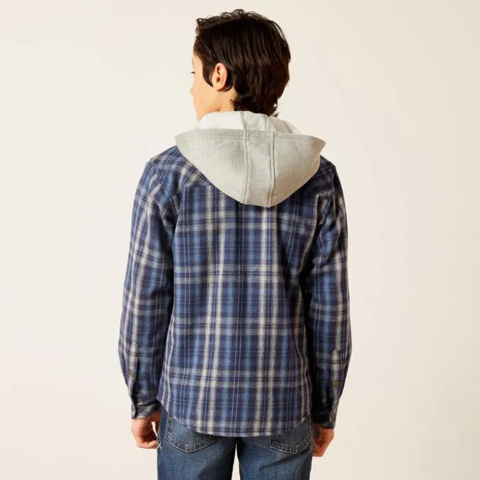 Jackets and Vests Kids Ariat Hanley Shirt Jacket Mood Indigo Jackets and Vests Kids Ariat Hanley Shirt Jacket Mood Indigo