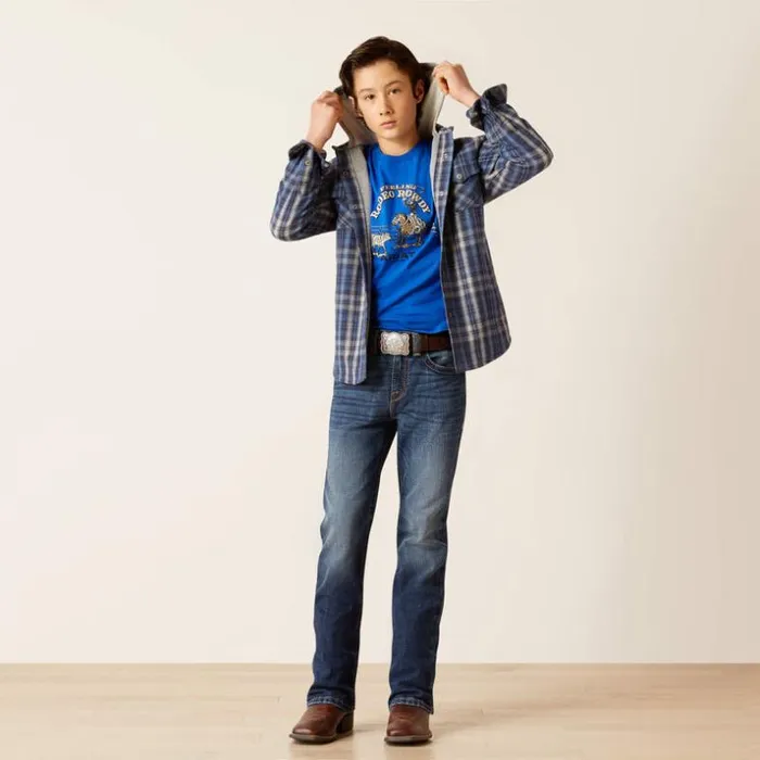 Jackets and Vests Kids Ariat Hanley Shirt Jacket Mood Indigo Jackets and Vests Kids Ariat Hanley Shirt Jacket Mood Indigo