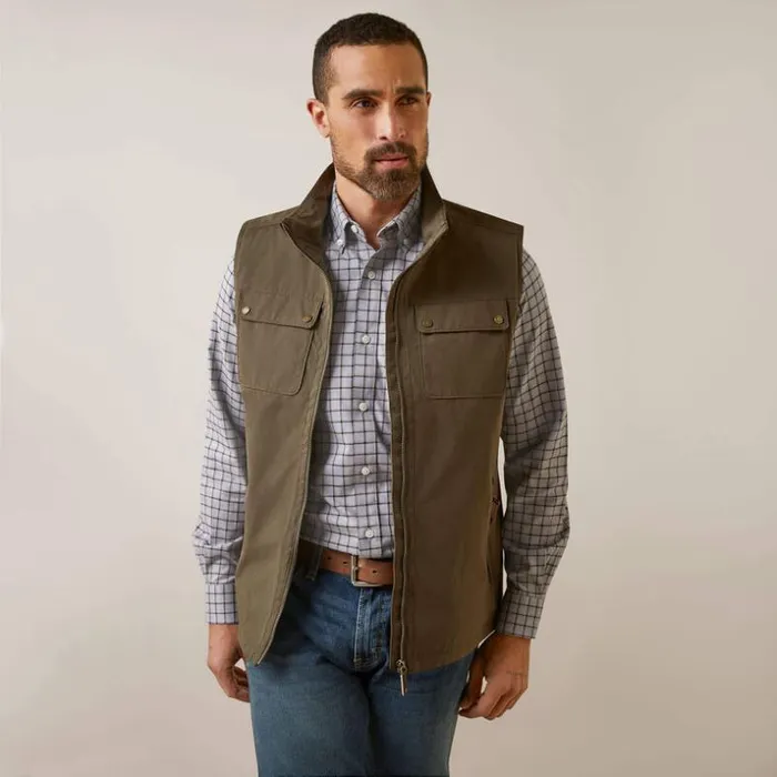 Jackets and Vests Men Ariat Argentium Insulated Vest Earth