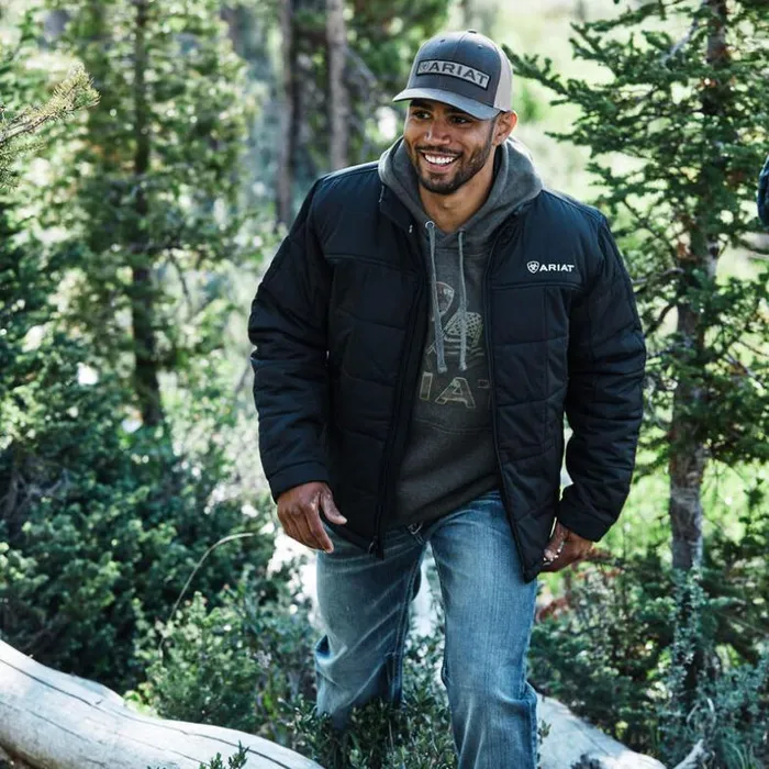 Jackets and Vests Men Ariat Crius Insulated Jacket Black Jackets and Vests Men Ariat Crius Insulated Jacket Black