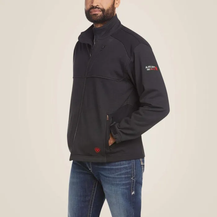 Jackets and Vests Men Ariat FR Polartec Platform Jacket Black