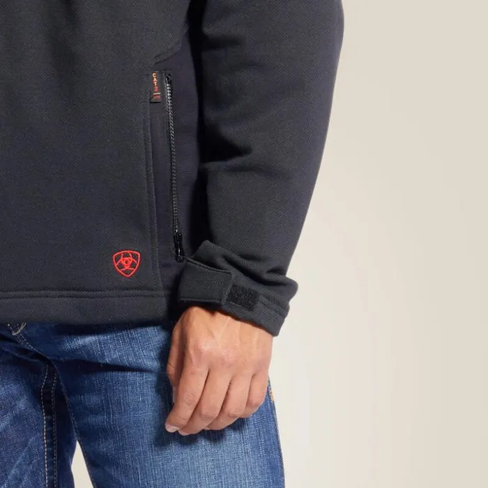 Jackets and Vests Men Ariat FR Polartec Platform Jacket Black Jackets and Vests Men Ariat FR Polartec Platform Jacket Black
