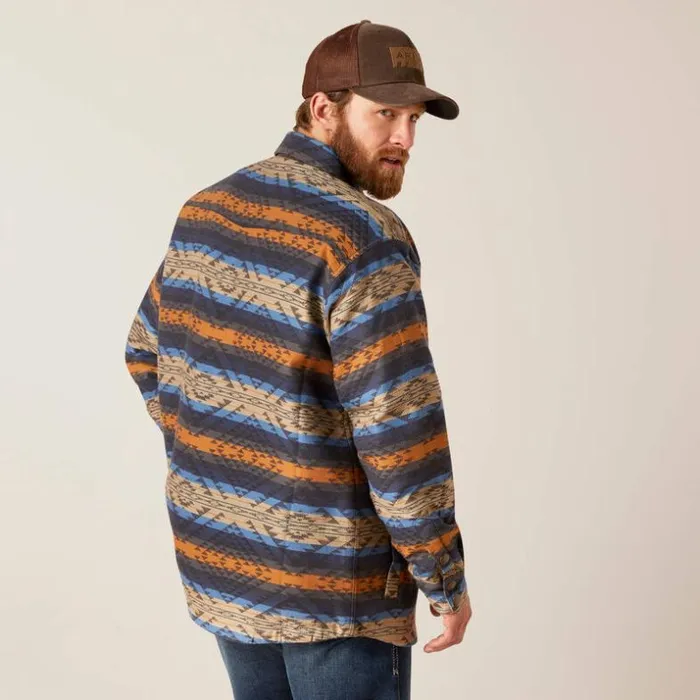 Jackets and Vests Men Ariat Hartland Shirt Jacket Iron Heather