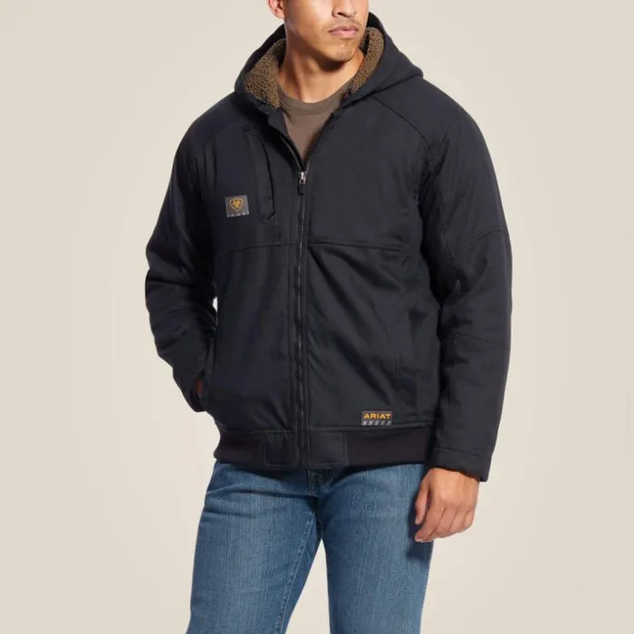 Jackets and Vests Men Ariat Rebar DuraCanvas Jacket Black