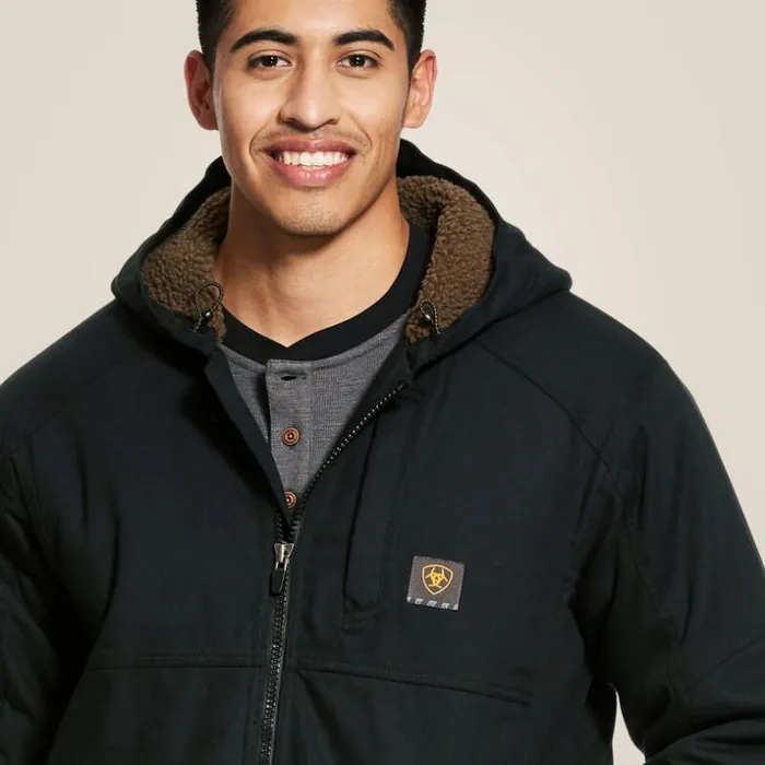 Jackets and Vests Men Ariat Rebar DuraCanvas Jacket Black Jackets and Vests Men Ariat Rebar DuraCanvas Jacket Black
