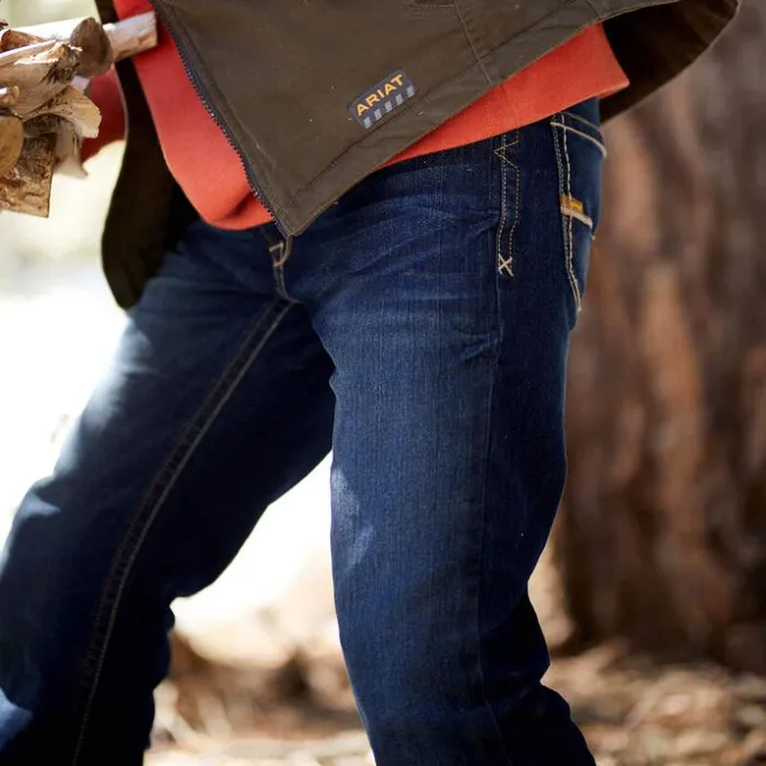 Jackets and Vests Men Ariat Rebar Washed DuraCanvas Insulated Jacket Wren