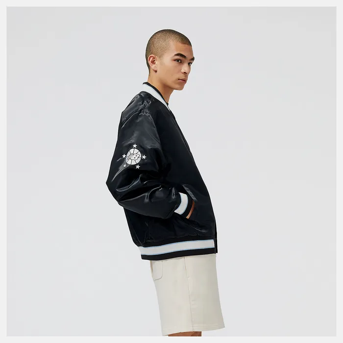 Jackets and Vests New Balance Men Hoops Woven Jacket BLACK Jackets and Vests New Balance Men Hoops Woven Jacket BLACK