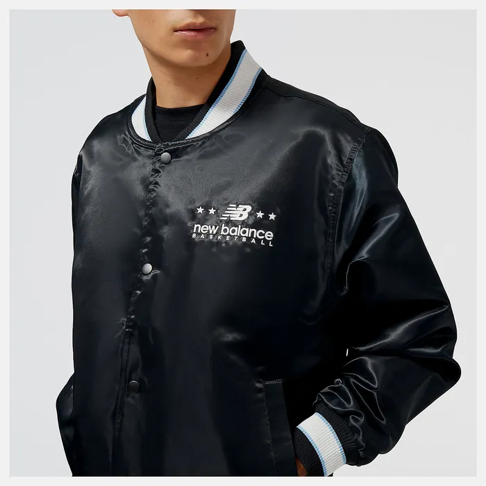 Jackets and Vests New Balance Men Hoops Woven Jacket BLACK Jackets and Vests New Balance Men Hoops Woven Jacket BLACK