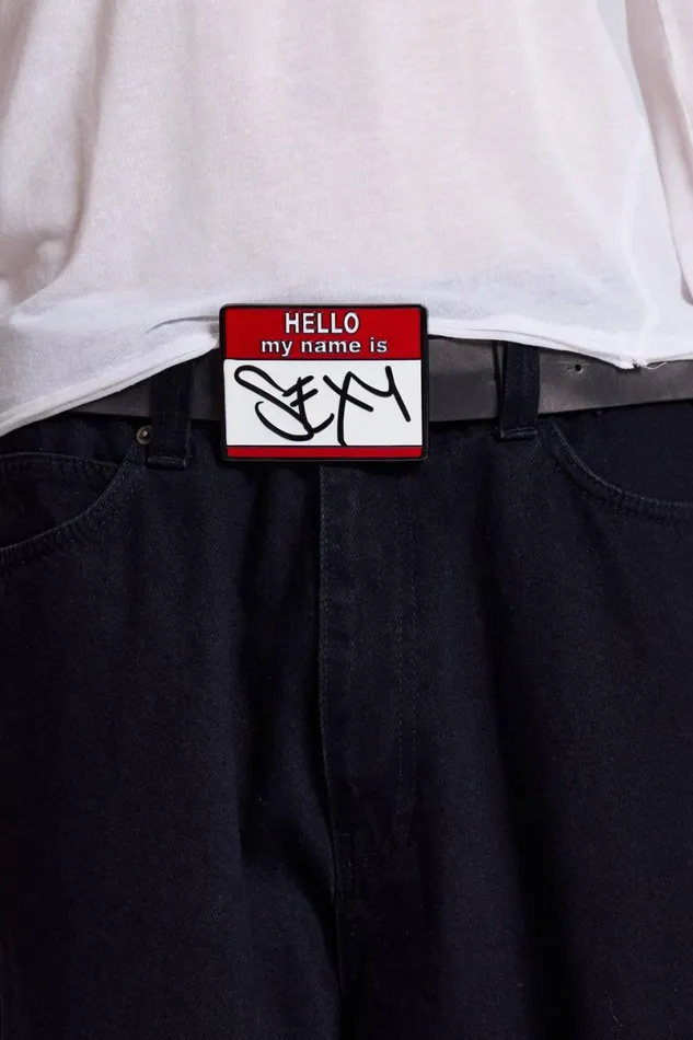 Jaded London Accessories Men Hello My Name Is Belt Multi