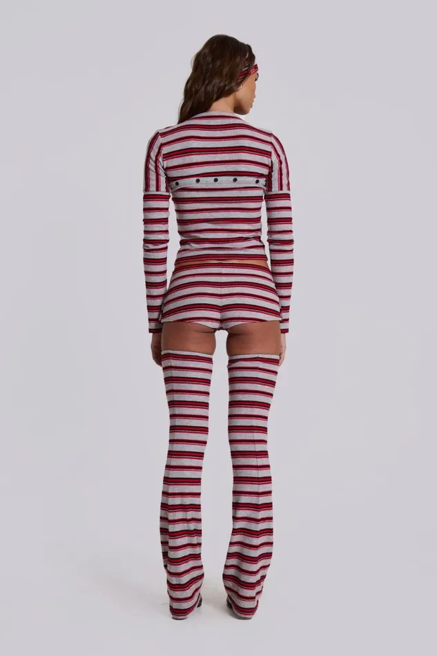 Jaded London CoOrds Women Isla Stripe 3 In 1 Cardigan Multi