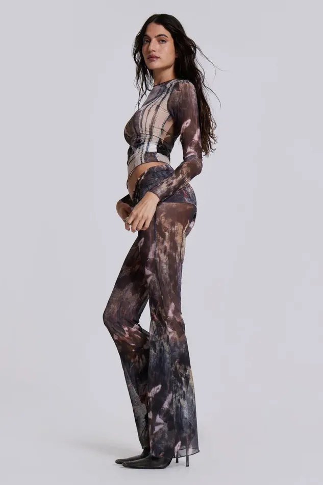 Jaded London CoOrds Women Morgana Mesh Trousers Multi