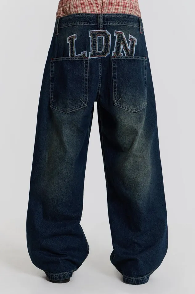 Jaded London Colossus Jeans Men LDN Colossus Jeans Blue