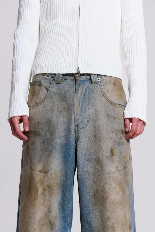 Jaded London Colossus Jeans Men Mud Wash Colossus Jeans Blue