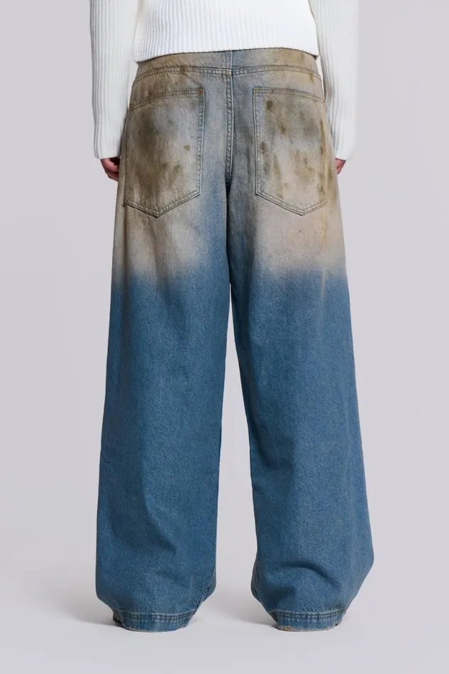 Jaded London Colossus Jeans Men Mud Wash Colossus Jeans Blue