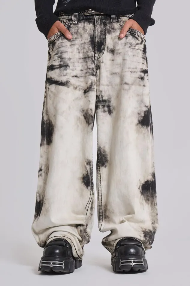Jaded London Colossus Jeans Men Rock Revival Sirus Colossus Jeans Black