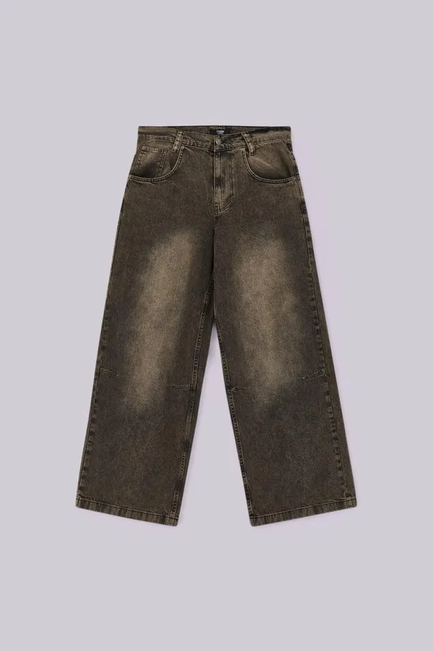 Jaded London Colossus Jeans WomenUnisex Acid Brown Colossus Jeans Brown