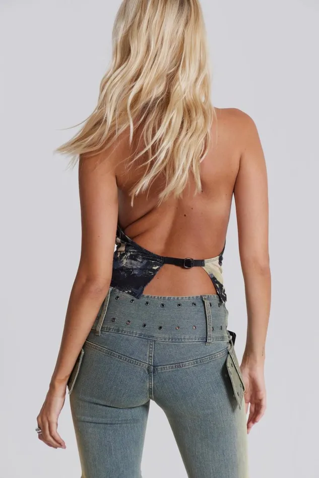 Jaded London Jeans Women Assassin Light Denim Jeans Blue