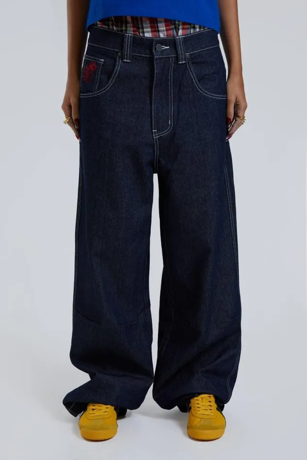 Jaded London Jeans Women Comet Colossus Jeans Blue