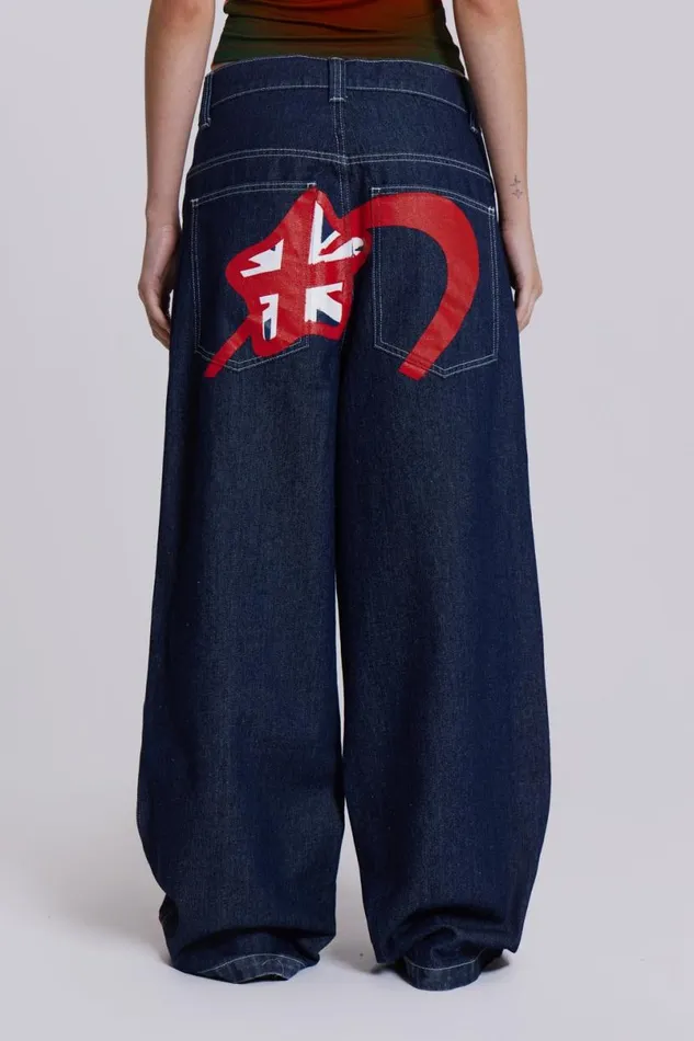 Jaded London Jeans Women Comet Colossus Jeans Blue