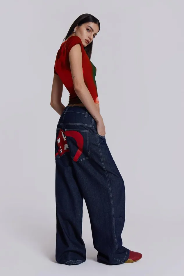 Jaded London Jeans Women Comet Colossus Jeans Blue