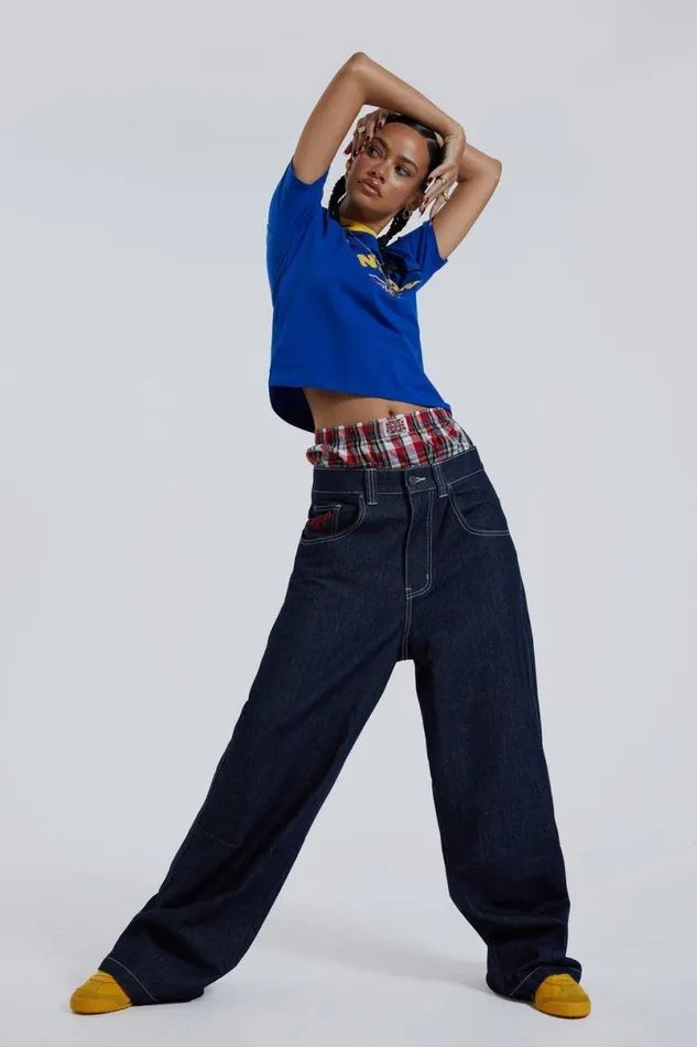 Jaded London Jeans Women Comet Colossus Jeans Blue