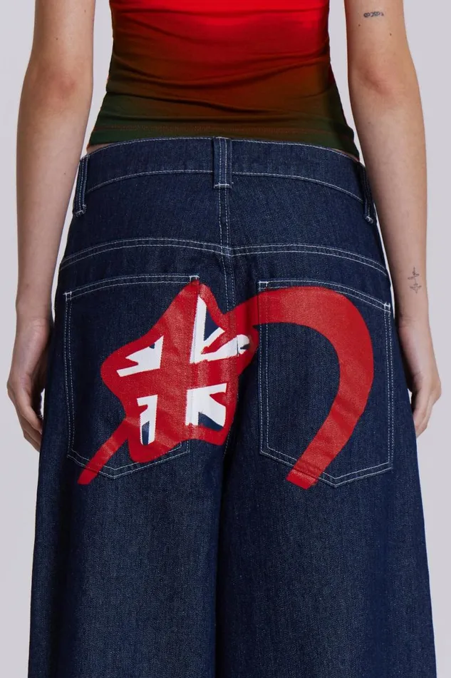 Jaded London Jeans Women Comet Colossus Jeans Blue